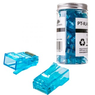 Wtyk RJ45 przelotowy kat.6 UTP PT-RJ456UB-1 100szt SPACETRONIK