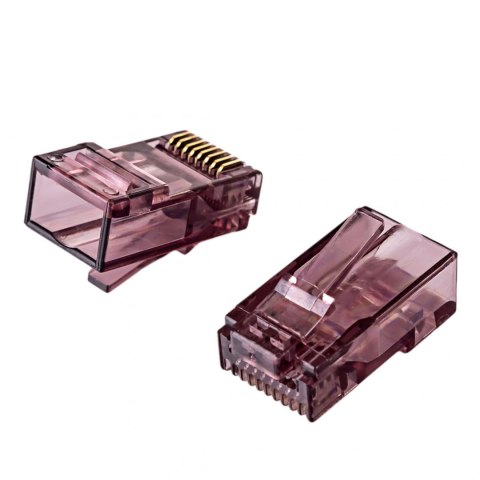 Wtyk RJ45 przelotowy kat 6 UTP PT-RJ456UC-1 100szt SPACETRONIK