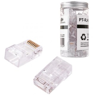 Wtyk RJ45 przelotowy kat.6 UTP PT-RJ456UT-1 100szt SPACETRONIK