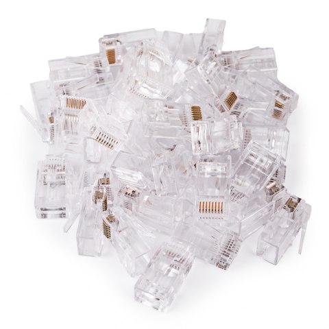 Wtyk RJ45 przelotowy kat.6 UTP PT-RJ456UT-1 100szt SPACETRONIK