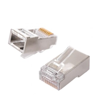 Wtyk RJ45 przelotowy kat5e FTP PT-RJ455FT-0 100szt SPACETRONIK