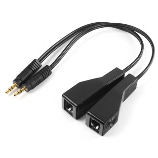 Audio przedłużacz jack 3.5mm za pomocą LAN SPA-A02 SPACETRONIK