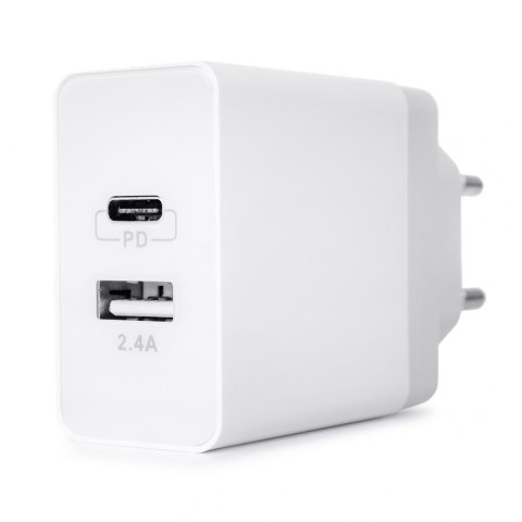 Ładowarka 2w1 USB-C USB PD Quick 17W 3.4A SPC-01W