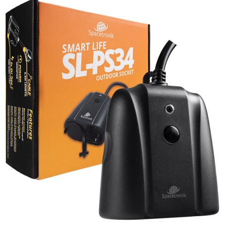 Zewnętrzne gniazdko x2 TUYA Smart Life SL-PS34 SPACETRONIK