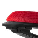 Aktywny hoker ergonomiczny Zippy (czarno-czerwony) SPACETRONIK