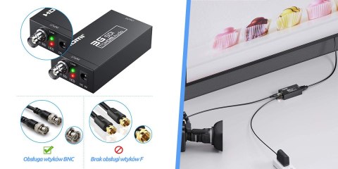 Konwerter 3G HD SDI na HDMI Spacetronik SPH-SDI3GI SPACETRONIK