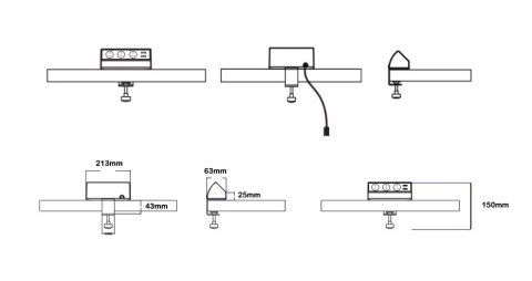 Gniazdo nablatowe Spacetronik SPS-T35B V2 SPACETRONIK