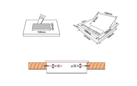 Przepust kablowy dwustronny Spacetronik SPS-G03S