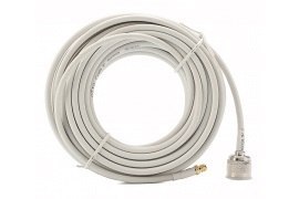 Kabel GSM wtyk RP SMA - wtyk N. biały 10m SPACETRONIK