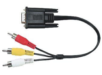 Kabel SPM-D3RCA D-SUB / 3RCA 2m POLYTRON