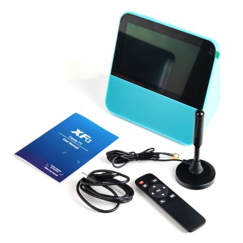 Mini telewizor przenośny 7" DVB-T2 DAB+ FM H.265 T CANDY TV