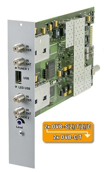 Moduł POLYTRON SPM-UTCT, 2 x DVB-S2/T2/C