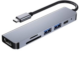 Multiport SPU-M09 USB-C HDMI USB 3.0 SD SPACETRONIK