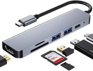 Multiport SPU-M09 USB-C HDMI USB 3.0 SD SPACETRONIK