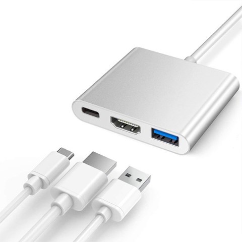 Multiport USB-C na HDMI + USB + USB-C SPU-M05 SPACETRONIK