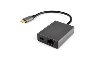 Multiport USB-C na USB-C + RJ45 SPU-M08 gigabit