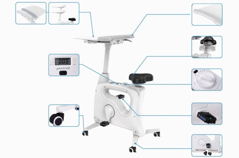 Rower treningowy z pulpitem Spacetronik Workbike SPACETRONIK