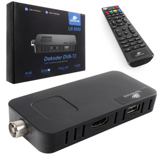 Tuner H.265 DVB-T2 HDMI Spacetronik U8 MINI SPACETRONIK