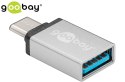 Adapter USB-C na USB 3.0 Goobay srebrny Goobay