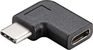 Adapter kątowy USB-C gniazdo-wtyk PŁASKI Goobay Goobay