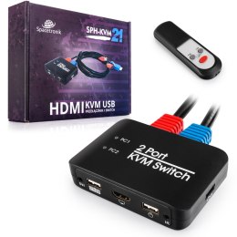 Switch KVM USB + HDMI 2/1 Spacetronik SPH-KVM21 SPACETRONIK