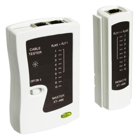 Tester okablowania kabli RJ45 LAN Patchcord Goobay