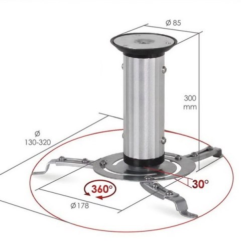 Uchwyt do projektora Opticum NEO 360 stopni 10kg Opticum