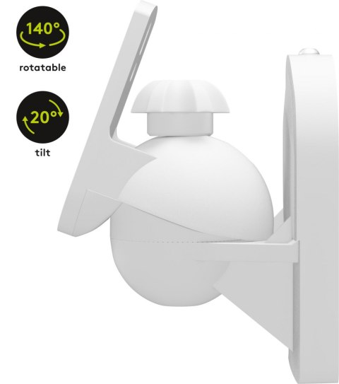 Uchwyt głośnikowy ścienny 3.5kg Goobay biały x2