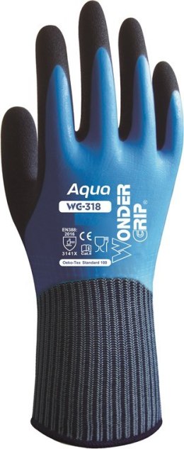 Rękawice ochronne Wonder Grip WG-318 XL/10 Aqua Wonder Grip