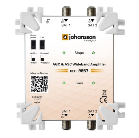 Wzmacniacz SAT Wide Band AGC ASC Johansson 9657 Johansson