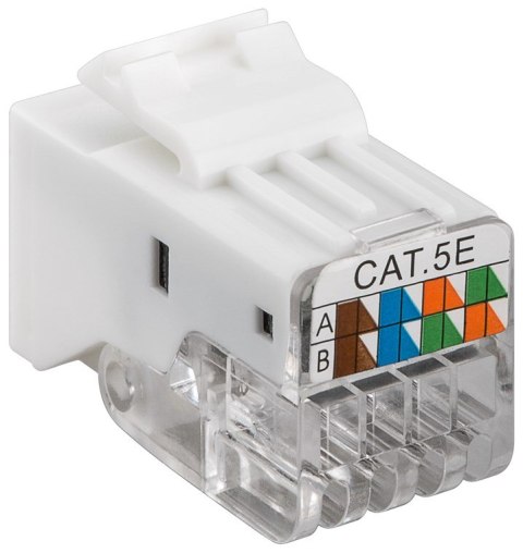 Złącze Keystone RJ45 CAT 5e UTP zaciskane Goobay