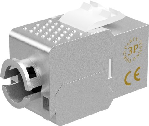 Złącze Keystone RJ45 CAT 6A STP 500MHz Slim-Line Goobay