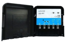 Alcad Wzmacniacz Masztowy AM-487 32dB 2xUHF+VHF+FM Alcad