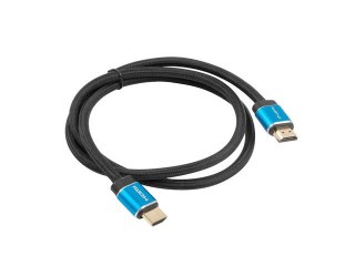 KABEL HDMI M/M V2.0 1M PEŁNA MIEDŹ CZARNY BOX PREMIUM CERTYFIKAT LANBERG