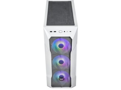 OBUDOWA COOLER MASTER MASTERBOX TD500 V2 MESH MIDI TOWER Z OKNEM LED ARGB BIAŁA + ARGB HUB