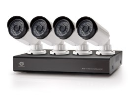 Zestaw CCTV KIT AHD 8CH DVR 4x kamery 720P 1TB