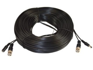 BOWI Kabel BNC(wtyk-wtyk)+DC 2,1/5,5(wtyk-gniazdo) 50m