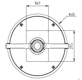 BOWI Lampa parkowa Adora 40W 4000K RAL7016 antracyt