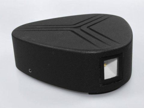 Oprawa elewacyjna LED Sebbe 3Wx2 WW czarna IP54