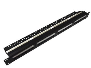 BOWI Patch panel 24-port UTP6 1U 19" z półką