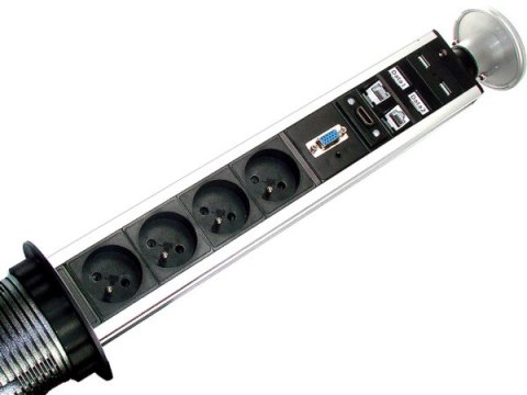 BOWI Power port COLUMN 4*Gn zasila HDMI,USB VGA RJ45*2