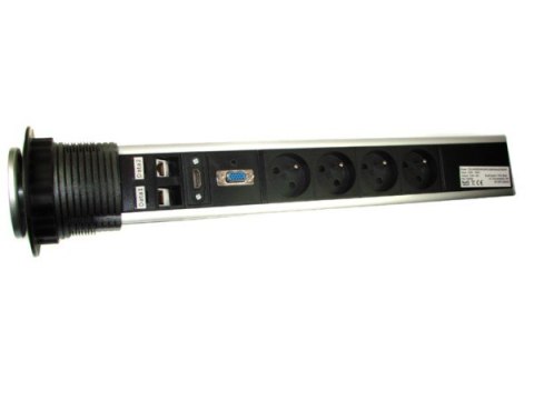 BOWI Power port COLUMN 4*Gn zasila HDMI,USB VGA RJ45*2