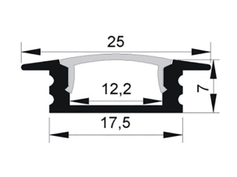 BOWI Profil LED PL2ANA-04 2,0m klosz frosted