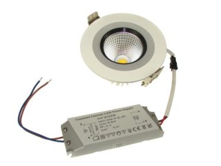 BOWI Downlight LED COB CALON 7W+3W biały ciepły+niebi-