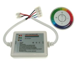 BOWI Kontroler LED RF dotykowy 18A 6 key biały okrągły