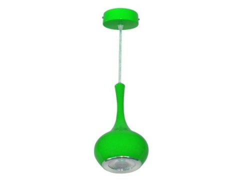 Lampa wisząca Karlo led cob 5W zielona DW