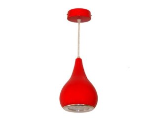 Lampa wisząca Vidar led power 5W czerwona DW