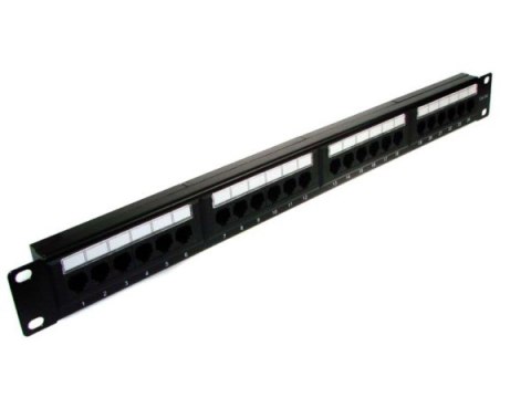 BOWI Patch panel 24-port UTP5e 1U 19" bez półki