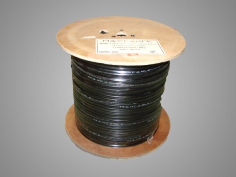 BOWI Przewód FTP5E drut Cu UV+ linka nośna+żel 300m