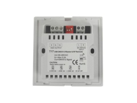 BOWI Ściemniacz LED DMX RF 2,4GHz 2 strefy panel